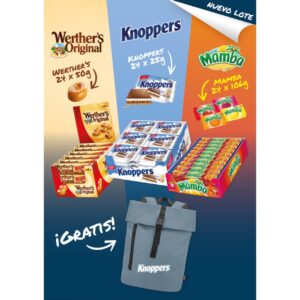 LOTE KNOPPER/WERTHER/MAMBA+ MOCHILA-STOR