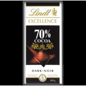 EXCELLENCE 70% 5 U./ 100GR -LINDT-