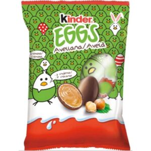 KINDER EGGS AVELLANA T8*27U. -FERRERO-