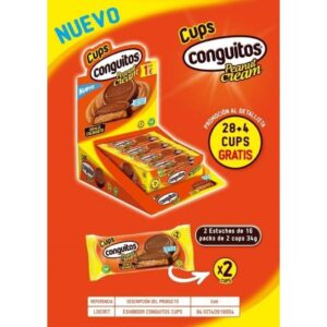 LOTE CUPS CONGUITOS 28+4UDS -LACASA-