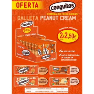 LOTE CONGUITOS GALLETA+CUPS 2X2,50E-LACA