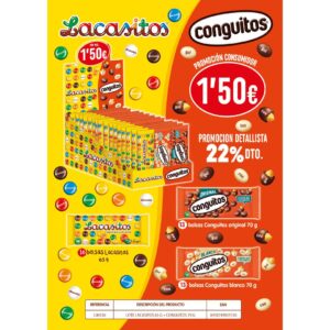 LOTE CONGUITOS LACASITOS PVP 1,50E 42U/-