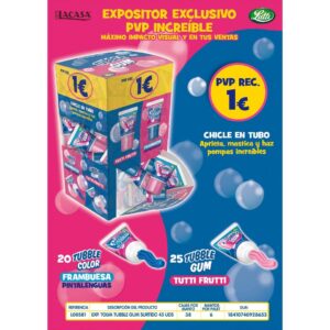 EXP.TOLVA TUBBLE GUM SDO.PVP 1E 45U/-LAC