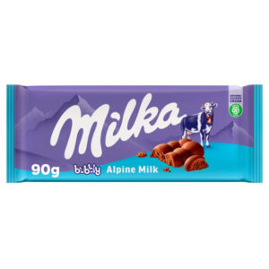 TAB. MILKA BUBBLY LECHE 90GRS 1U -MON