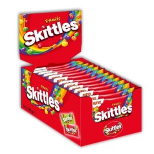 SKITTLES FRUTA 38 GRS * 14 U.-WRIGLEY´S-