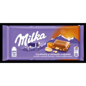 MILKA CARAMELO/CACAHUET 90 GRS. 24 U.- M