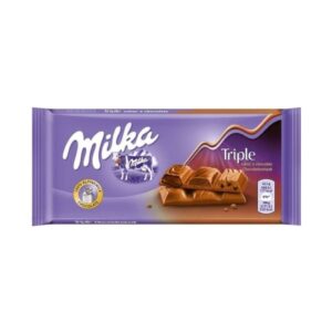 MILKA TRIPLE CHOCOLATE 90g*20U/-MONDE