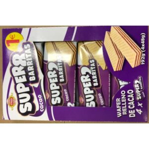 SUPER 8 BARRITAS CACAO 192G*20U/ -STAR E