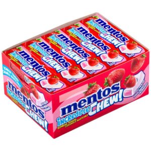 MENTOS INCREDIBLE CHEW STRAWBERRY 20U/-C