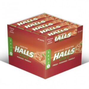 HALLS VITA-C FRESA S/A 20U/ -MONDELEZ-