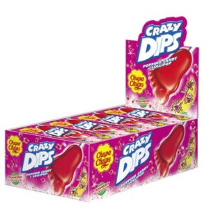 CRAZY DIPS FRESA 24U /- CHUPA CHUPS –