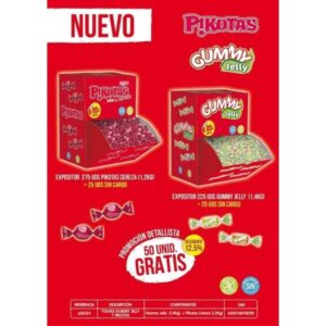 LOTE GUMMY JELLY + PIKOTAS CERE -LACAS