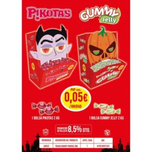 LOTE GUMMY JELLY + PIKOTAS CERE 2*2KG-LA