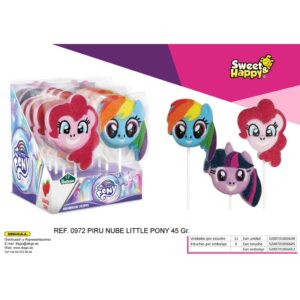 PIRULETA NUBE LITTLE PONY 45GR 12U/-DISG