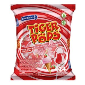 TIGER POPS HELADO FRESA 24*1U/-FIESTA-