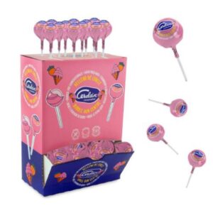 CHUPA HELADO RELLENO CHICLE 100U -CERDAN