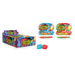 GUMMY DIP PEN 56GR * 12U/-COOL CANDIES-