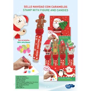 SELLO ESTAMPAR NAVIDAD 24U/-COOL CANDIES