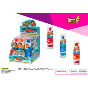 FOAM CANDY PARTY 40ML 12U/ -DISGO-