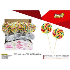 LOLLIPOP SURTIDO 24U -DISGO-