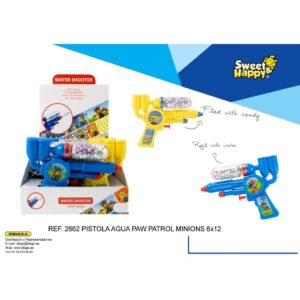 PISTOLA AGUA PAW PATROL MINIONS 12U -DIS