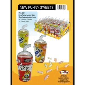 VASO FUNNY SWEETS 24U/ -SWEET TOYS-