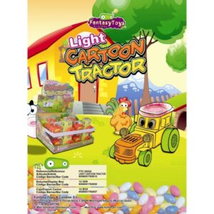 LIGHT CARTOON TRACTOR 12U/-FANTASY TOY