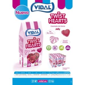 CAJITA CORAZONES 120 GRS. 15U. /-VIDAL