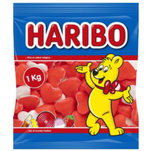CORAZONES BICAPA 1KG -HARIBO-