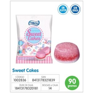 SWEET CAKES 90 GR. 14U/ -VIDAL-