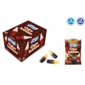 BOLSAS 20GR. MINI BOTELLAS COLA 24U/-VID