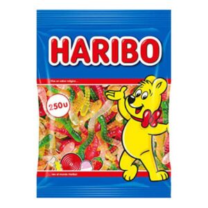 GUSANOS BRILLO 250U BOLSA -HARIBO-