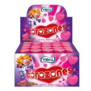 CORAZONES CHOCO FRESA 75U/ -VIDAL-