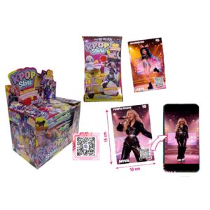 KPOP STARS CARDS LOLLIPOP 24U -DISGO-
