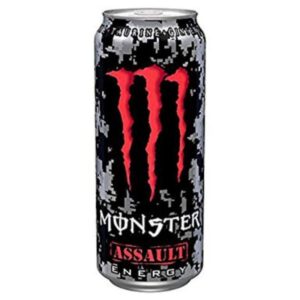 MONSTER ASSAULT (NEGRO-ROJO )24U/ 50CL