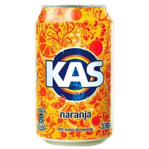 KAS NARANJA LATA 330CL 24U