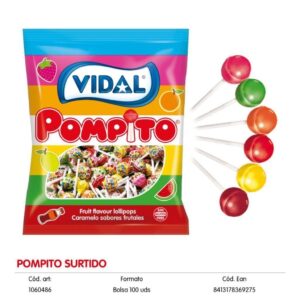 POMPITOS SURTIDOS 100U/-VIDAL-