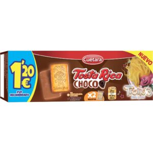 TOSTA RICA CHOCO LECHE 1,20 73GR*12U/-