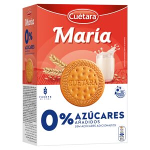 GALLETAS MARIA 0% AZUCAR 400G*12U/-CUETA