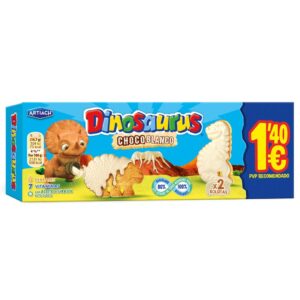 DINOSAURUS CHOCO BLANCO 88G*12U/PVP1,40E