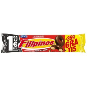 FILIPINOS CHOCO NEGRO 93G+35*12U 1,20**