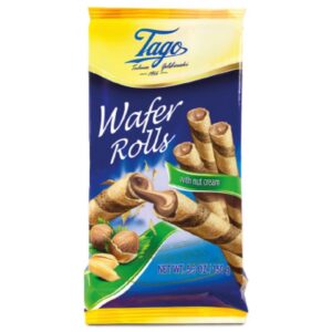 TUBITO RELLENO AVELLANA 150G*12U -TAGO-