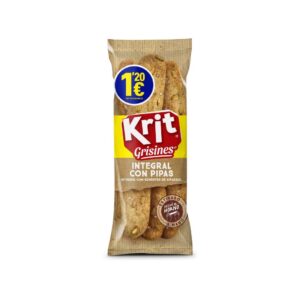 KRIT GRISINES INTEGRAL C/PIPAS 70GR*12U