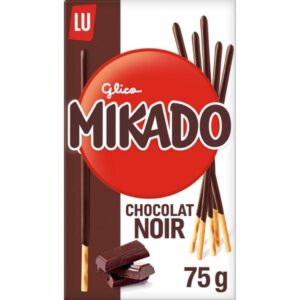 MIKADO CHOCO NEGRO 75 GRS.24 U.-MONDELEZ