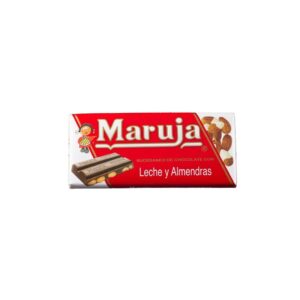 CHOCO MARUJA LECHE ALMENDRAS 5U*100G