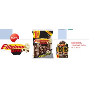 FILIPINOS GOFRE NEGRO 1,20 100G*12U/TRI