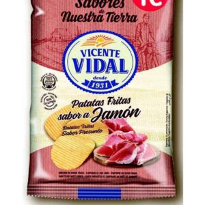 PATATA ONDULADA JAMON 100GR*12U PVP 1