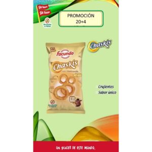 CHASKIS MANTEQUILLA 50G 24U/ -FACUNDO-