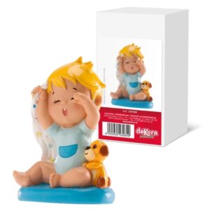 NIÑO BAUTIZO BOSTEZANDO 10CM 1U/-DEKORA-