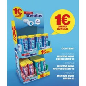 LOTE MENTOS GUM 4 X 10U 1 -C.CHUPS